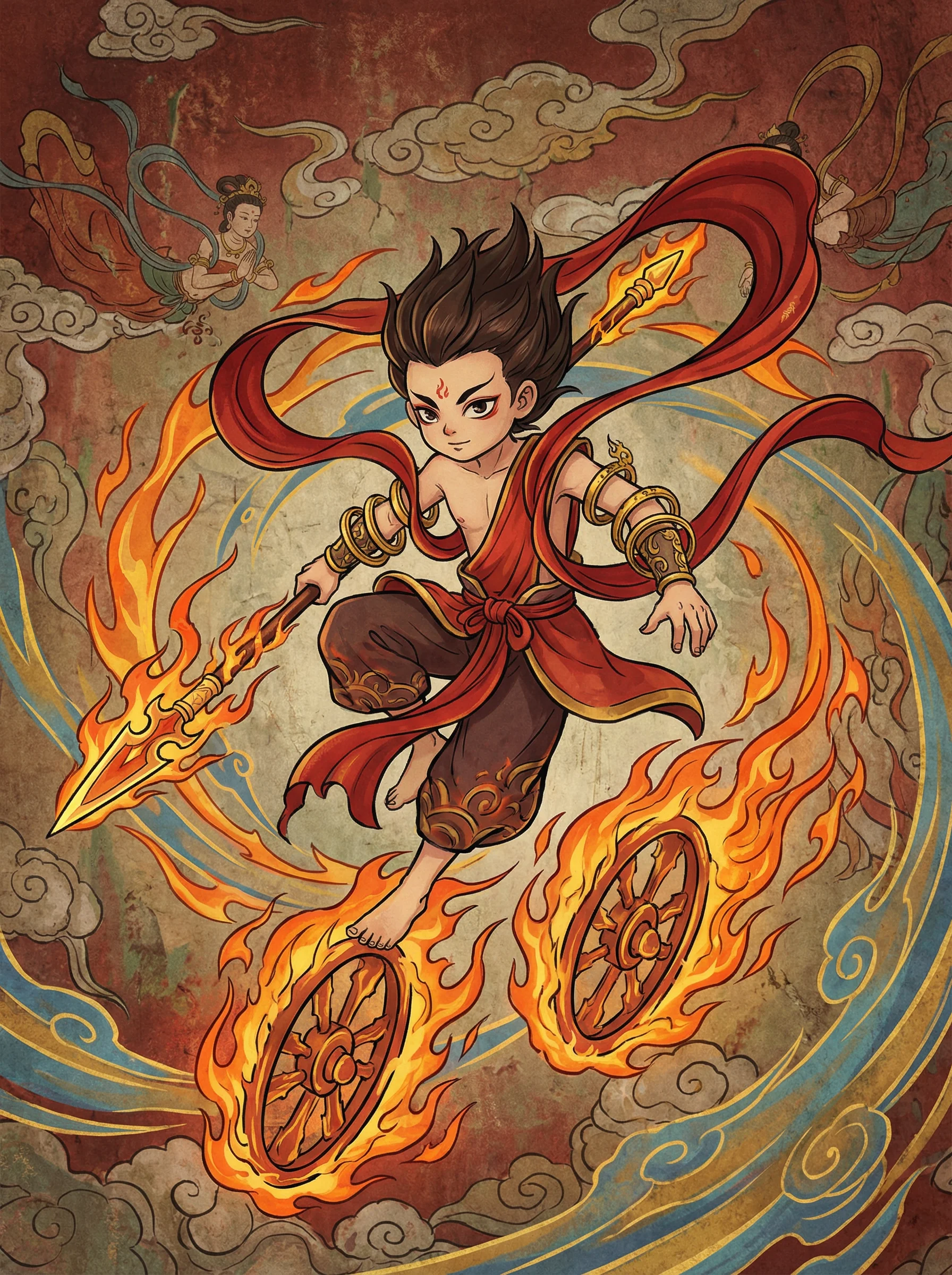 哪吒 - 电视剧郑板桥 封神榜阐教动漫角色